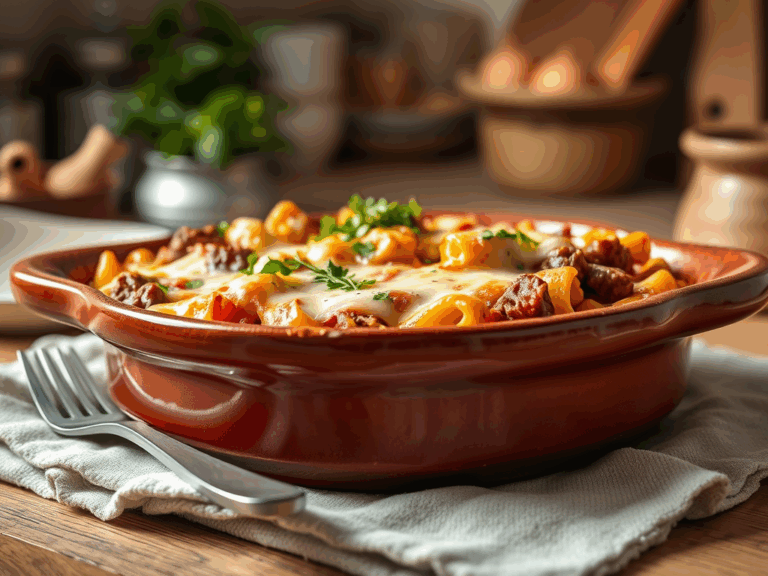 Hearty Beef Pasta Casserole