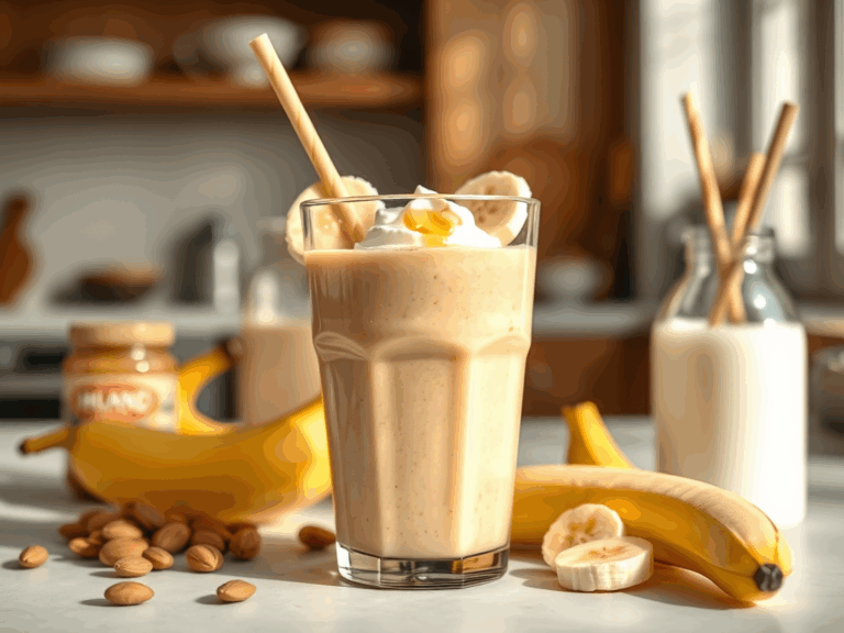 Nutty Goodness: Healthy Protein Peanut Butter Smoothie