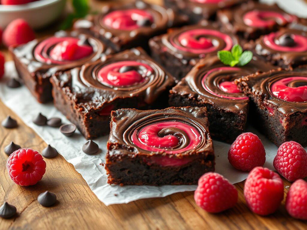 Chocolate Raspberry Brownies