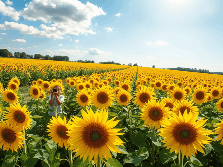 Exploring Illinois’ Sunflower Fields: A Must-See Experience That Will Dazzle Your Senses!
