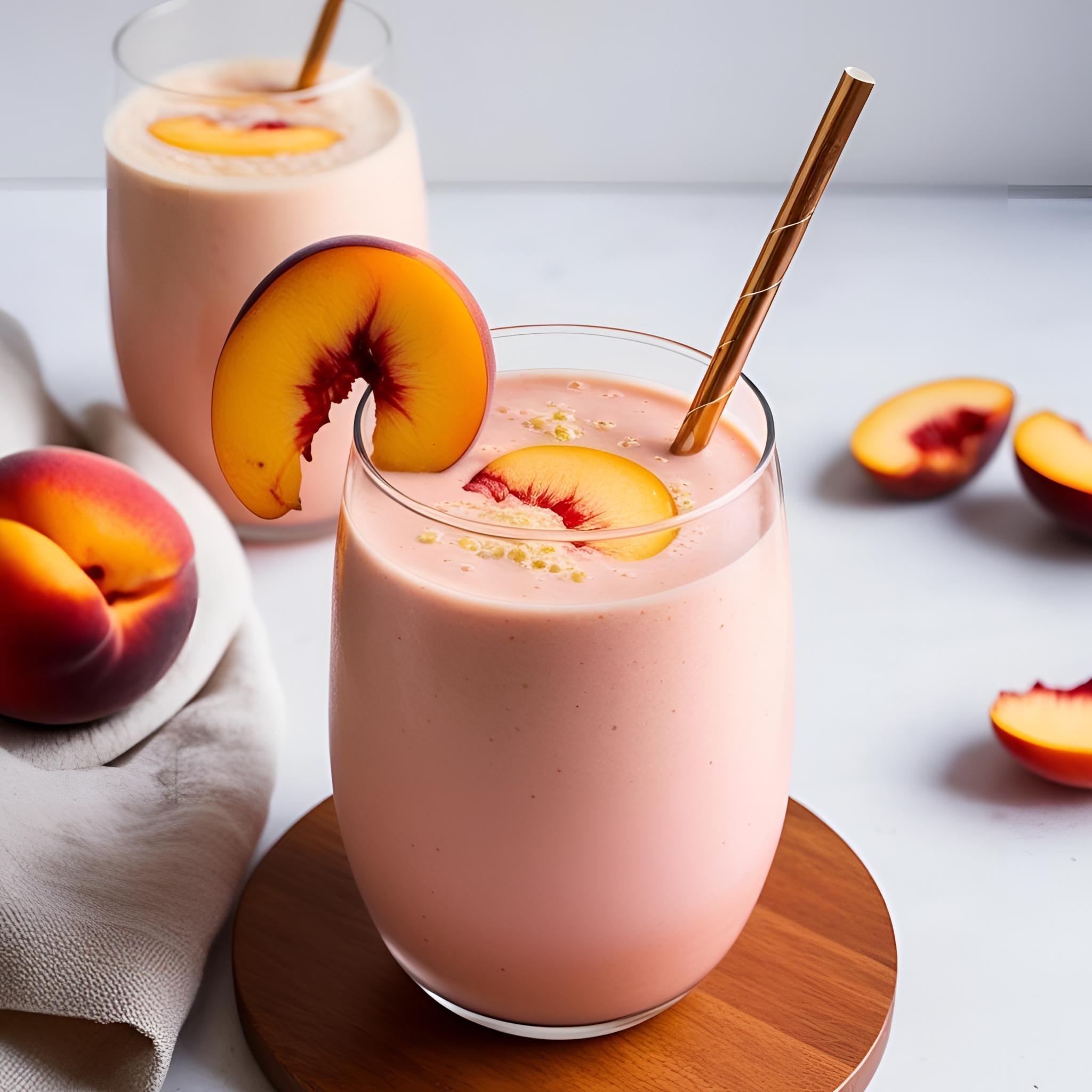 Peach Melba Smoothie Recipe: A Naturally Sweetened Treat