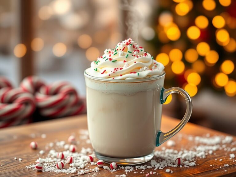 Peppermint White Hot Chocolate