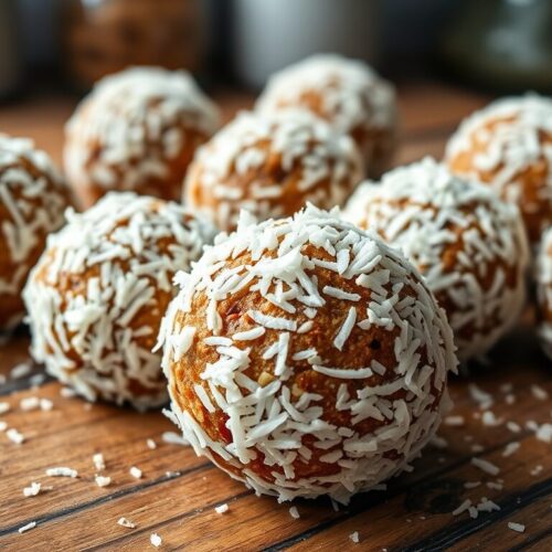 coconut covered protein balls