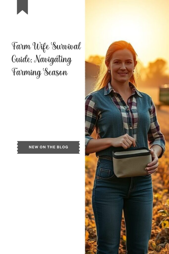 Farm Wife Survival Guide: Navigating Farming Season pin