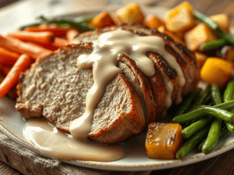 Oven Pork Roast with Gravy