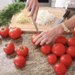 Homesteader Kitchen Full of Fresh Tomatoes