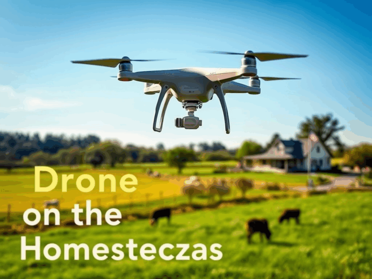 Using a Drone on the Homestead